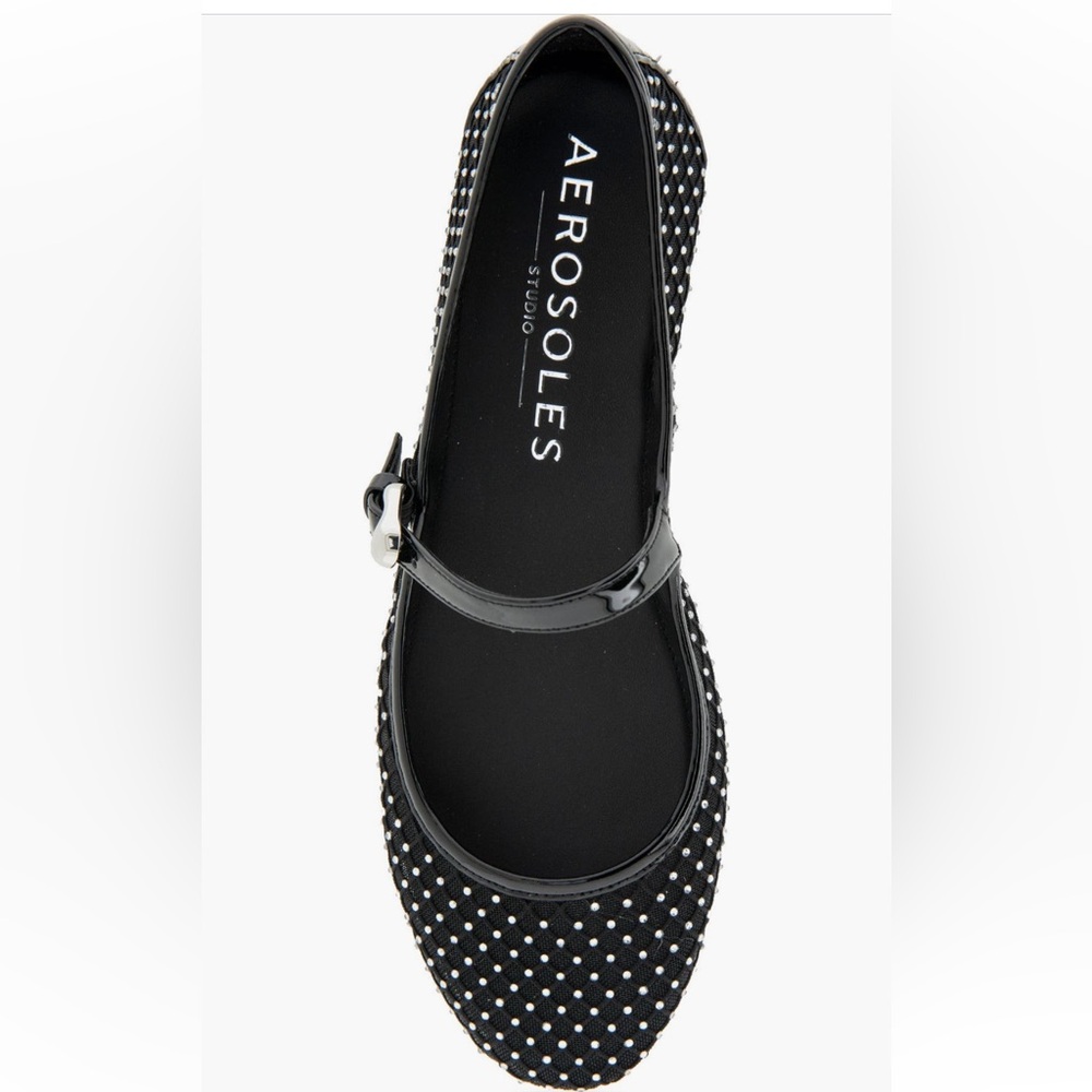 AEROSOLES Black Peggy Flats